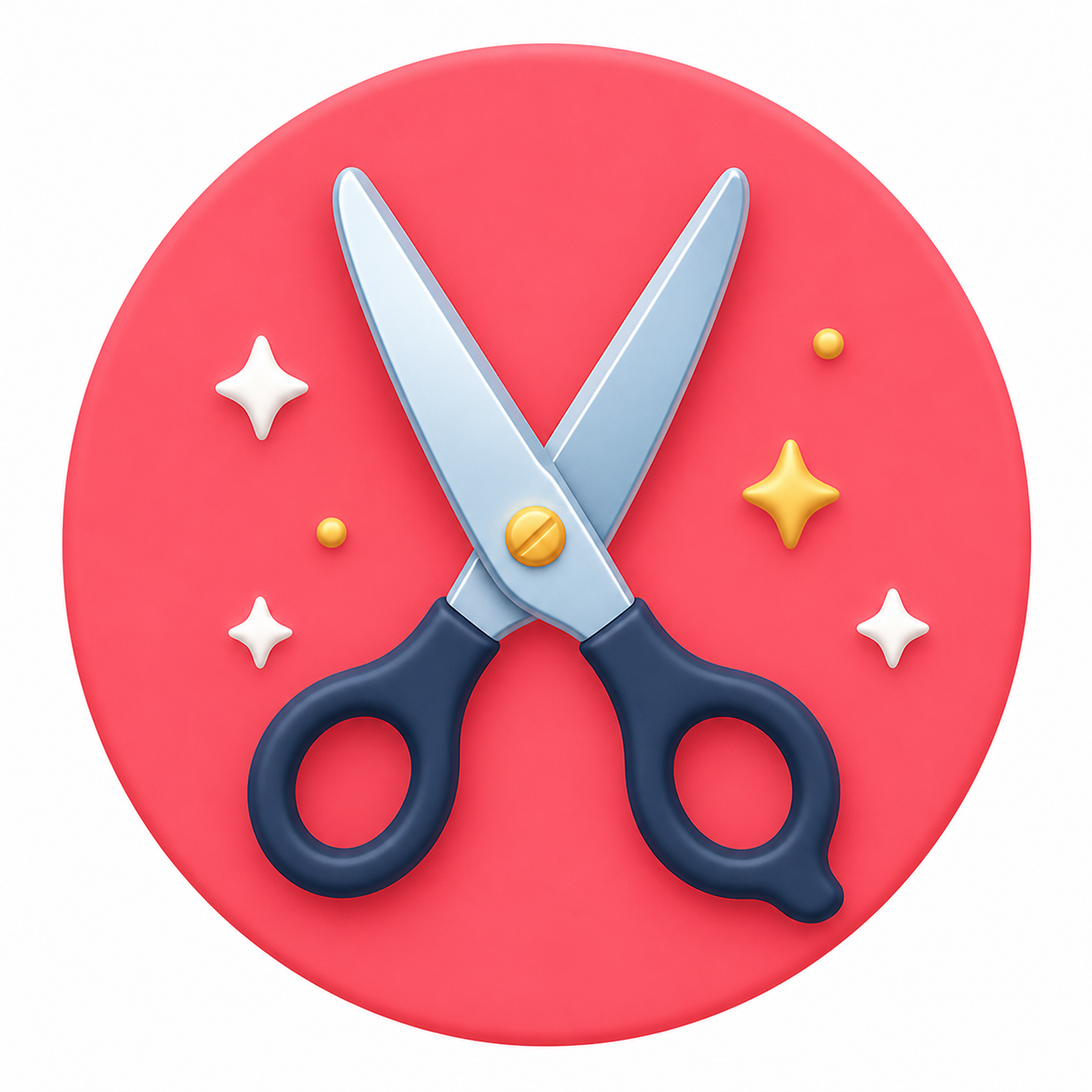 Professional dog grooming scissors